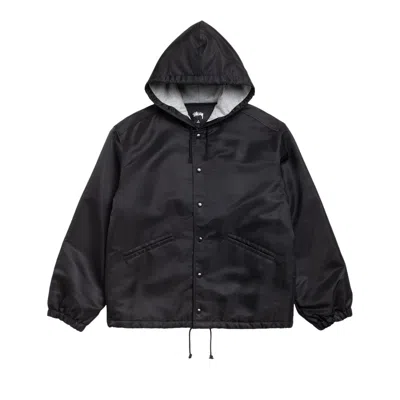 Pre-owned Stussy Hooded Coaches Jacket 'black' | Men's Size Xs