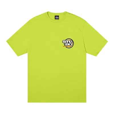 Pre-owned Stussy Hot 80 Tee 'keylime' In Green
