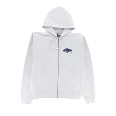 Pre-owned Stussy Hypnos Zip Hood 'ash Heather' | Grey | Men's Size Onesize In Gray