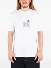 Stussy In Bloom Printed T-shirt In White