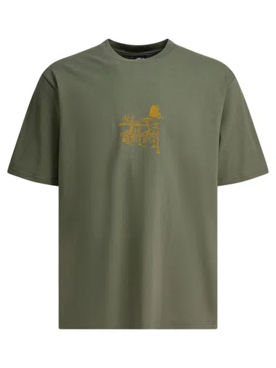 Stussy Stüssy "in Bloom" T-shirt In Green