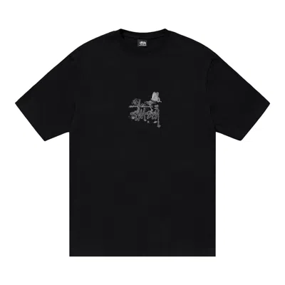 Pre-owned Stussy In Bloom Tee 'black' | Men's Size Xxl