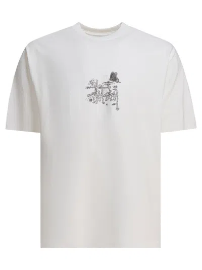 Stussy In Bloom Tee T-shirts White