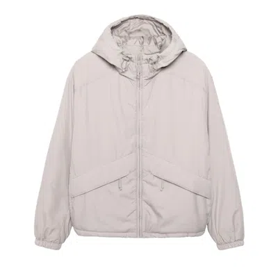 Pre-owned Stussy Insulated Hooded Jacket 'grey' | Men's Size S In Gray