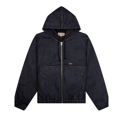 Pre-owned Stussy Insulated Work Jacket Denim 'raw Indigo' | Blue | Men's Size L