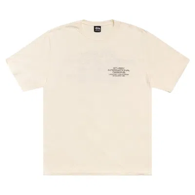 Pre-owned Stussy International Design Tee Pigment Dyed 'natural' | Cream | Men's Size Xxl In White