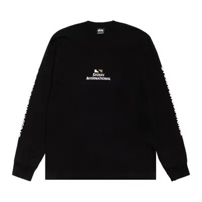 Pre-owned Stussy International Long-sleeve Tee 'black' | Men's Size M