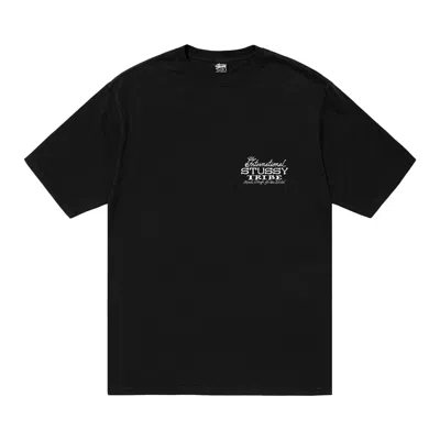 Pre-owned Stussy Ist Tee Pigment Dyed 'black'