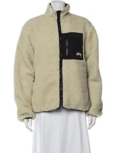 Pre-owned Stussy Jacket In Green