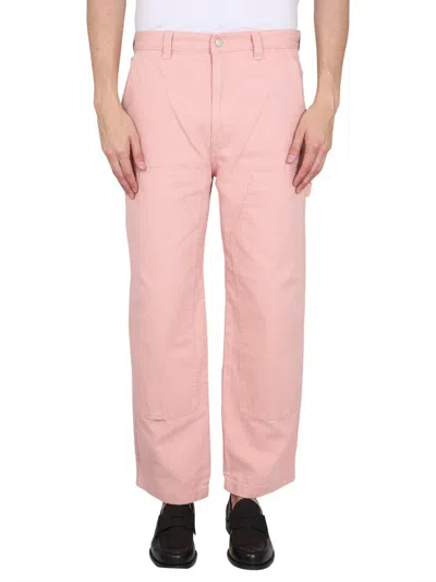 Stussy Jeans In Canvas In Pink