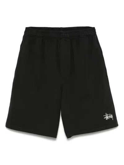 Stussy Basic Mesh Shorts In Black