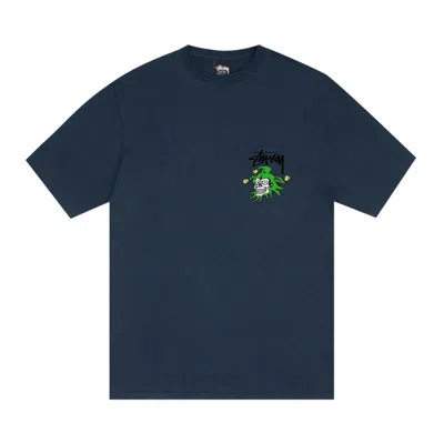 Pre-owned Stussy Joker Tee 'navy' | Blue | Men's Size L