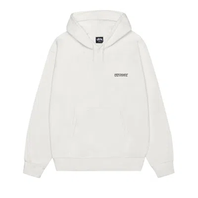 Pre-owned Stussy Jumbo Hoodie Pigment Dyed 'natural' | Cream | Men's Size M