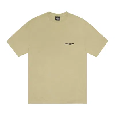 Pre-owned Stussy Jumbo Tee Pigment Dyed 'elm' | Green | Men's Size M