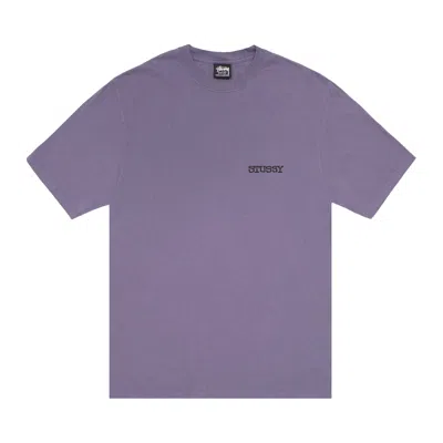 Pre-owned Stussy Jumbo Tee Pigment Dyed 'grape' | Purple | Men's Size M