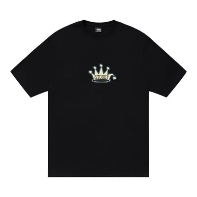 Pre-owned Stussy King Crown Tee 'black' | Men's Size M