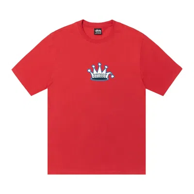 Pre-owned Stussy King Crown Tee 'cayenne' | Red | Men's Size M