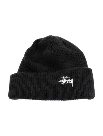 Pre-owned Stussy Knit Beanie In Black