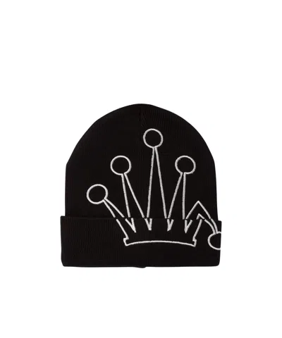 Stussy Knitted Cuff Hat In Black