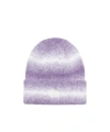 Stussy Cuff Basic Striped Beanie Hat In Purple