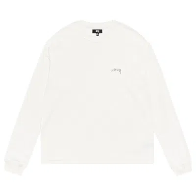 Pre-owned Stussy Lazy Long-sleeve Tee 'white' | Men's Size Xl