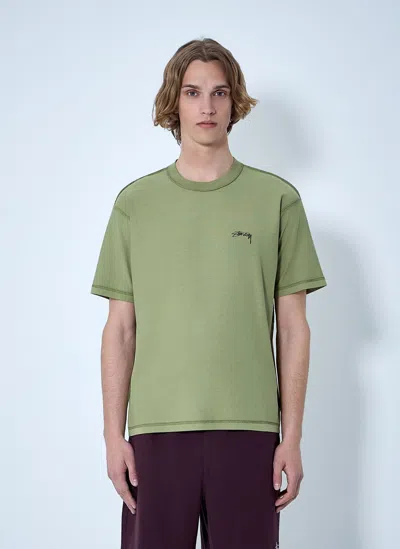 Stussy Lazy Ss T-shirt In Green