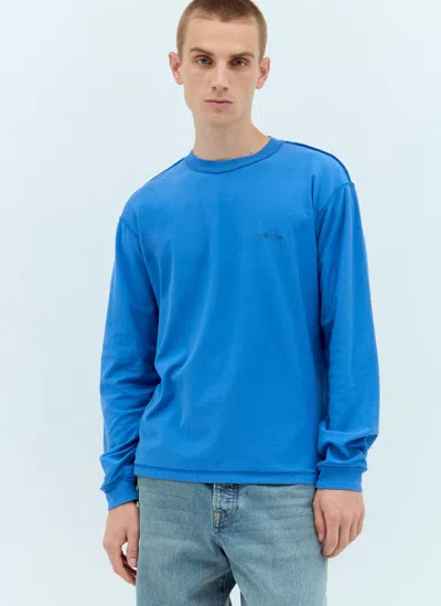 Stussy Lazy T-shirt In Blue