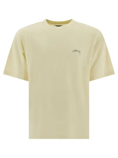 Stussy Lazy T-shirts In Yellow