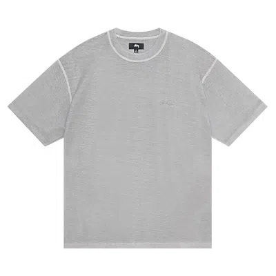 Pre-owned Stussy Lazy Tee 'grey' | Men's Size L In Gray