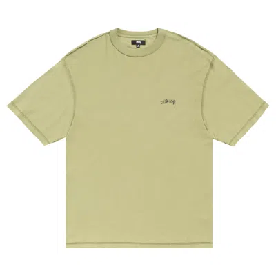 Pre-owned Stussy Lazy T-shirt 'light Olive' | Green | Men's Size L
