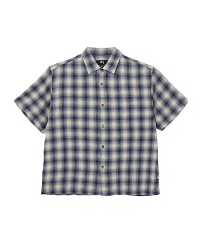 Stussy Liam Plaid Shirt In Blue