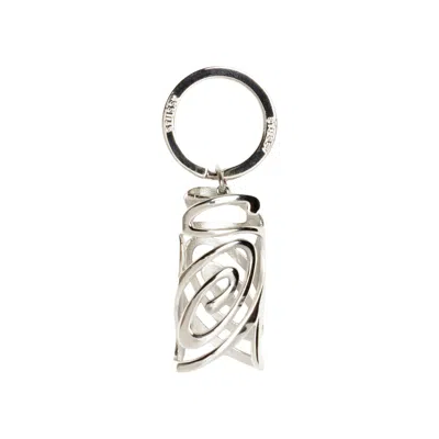 Pre-owned Stussy Lighter Holster Keychain 'silver' | Men's Size Onesize
