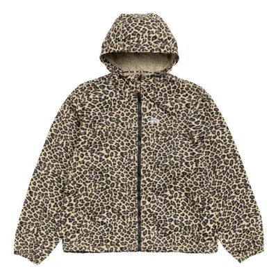 Stussy Lightweight Hooded Jacket 'cheetah' In Multi