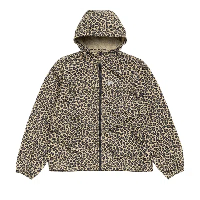Pre-owned Stussy Lightweight Hooded Jacket 'cheetah' | Yellow | Men's Size M