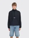 Stussy Lightweight Pullover Jacket In Black