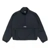 Stussy Lightweight Pullover Jacket In Black