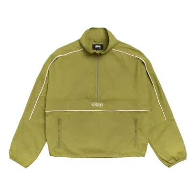 Stussy Lightweight Pullover Jacket 'olive' In Green