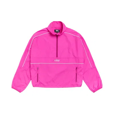 Pre-owned Stussy Lightweight Pullover Jacket 'pink' | Men's Size L