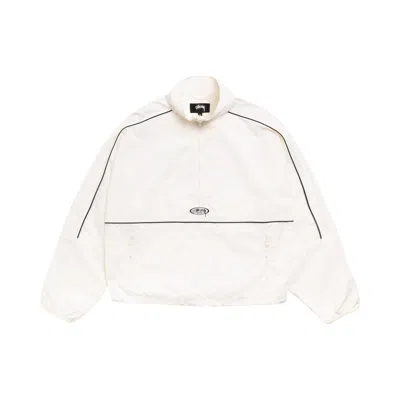 Pre-owned Stussy Lightweight Pullover Jacket 'white' | Men's Size Xs