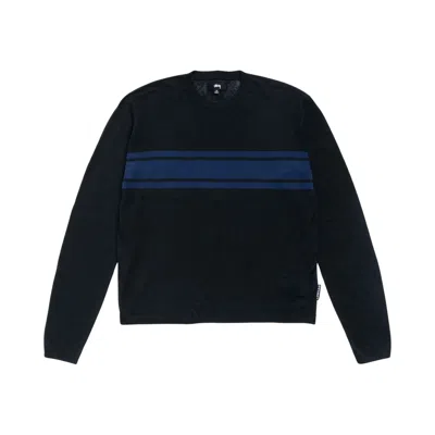 Pre-owned Stussy Lightweight Striped Sweater 'black' | Men's Size S