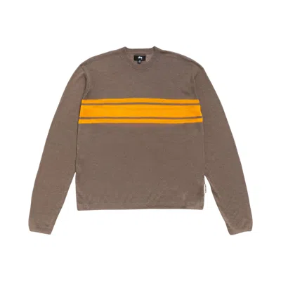 Pre-owned Stussy Lightweight Striped Sweater 'brown' | Men's Size M