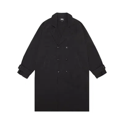 Pre-owned Stussy Lightweight Surfman Trench 'black' | Men's Size L
