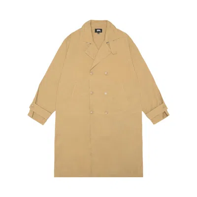 Pre-owned Stussy Lightweight Surfman Trench 'khaki' | Tan | Men's Size L