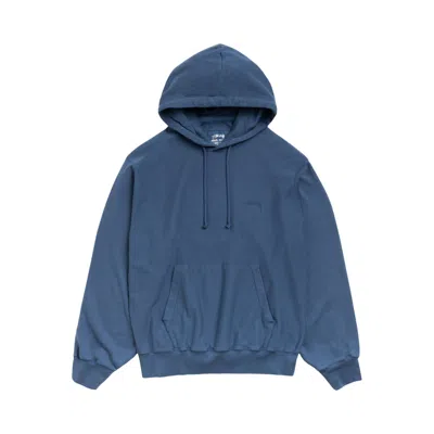 Pre-owned Stussy Lightweight Terry Hoodie 'blue' | Men's Size M