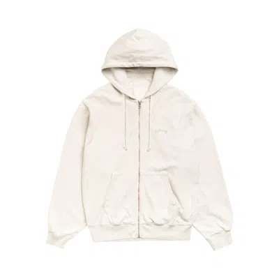 Pre-owned Stussy Lightweight Terry Zip Hoodie 'stone' | Grey | Men's Size S In Gray