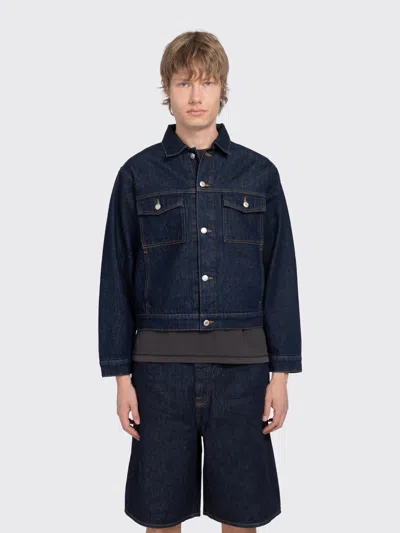 Stussy Lined Denim Trucker In Purple