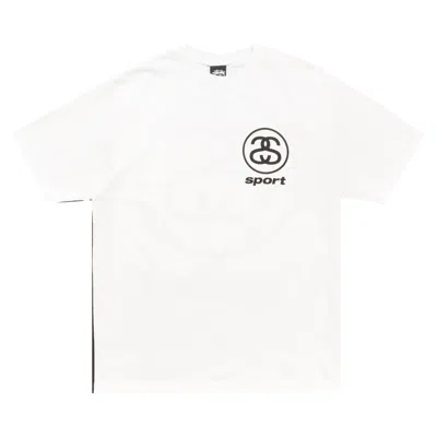 Pre-owned Stussy Link Sport Tee Pigment Dyed 'natural' | Cream | Men's Size M
