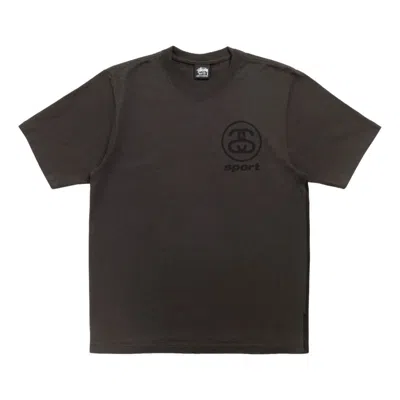 Stussy Link Sports Pigment Dyed T-shirt 'faded Black'