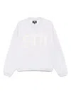 Stussy Cozy Cotton Blend Sweater In Grey