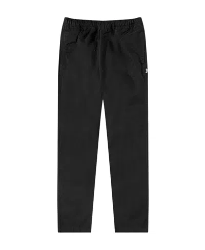 Stussy Logo Casual Pants In Black